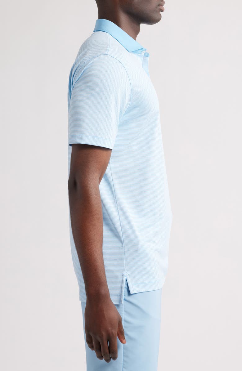 johnnie-O Reagan Stripe PREP-FORMANCE Golf Polo, Alternate, color, Mahalo