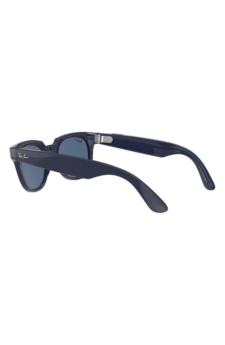 Ray-Ban Stories | Meteor 51mm Polarized Smart Glasses, Alternate, color, 
