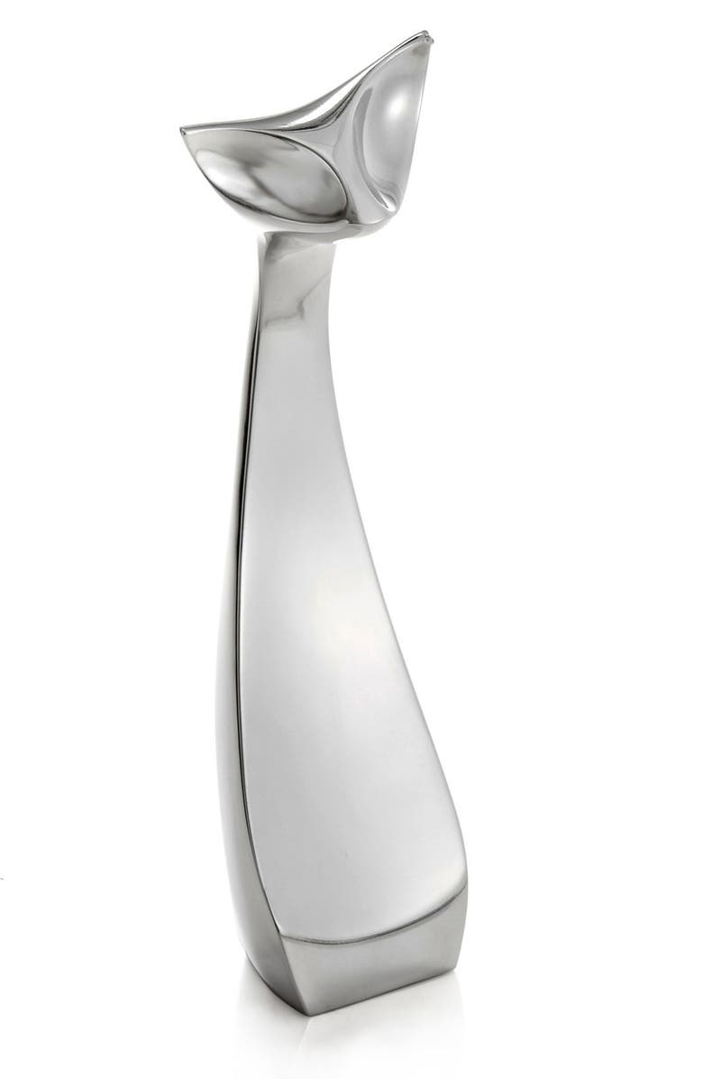 Nambé Large Cat Figurine, Main, color, 