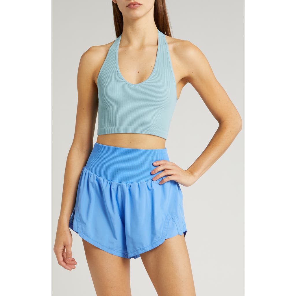Free People Fp Movement Free Throw Crop Tank In Green