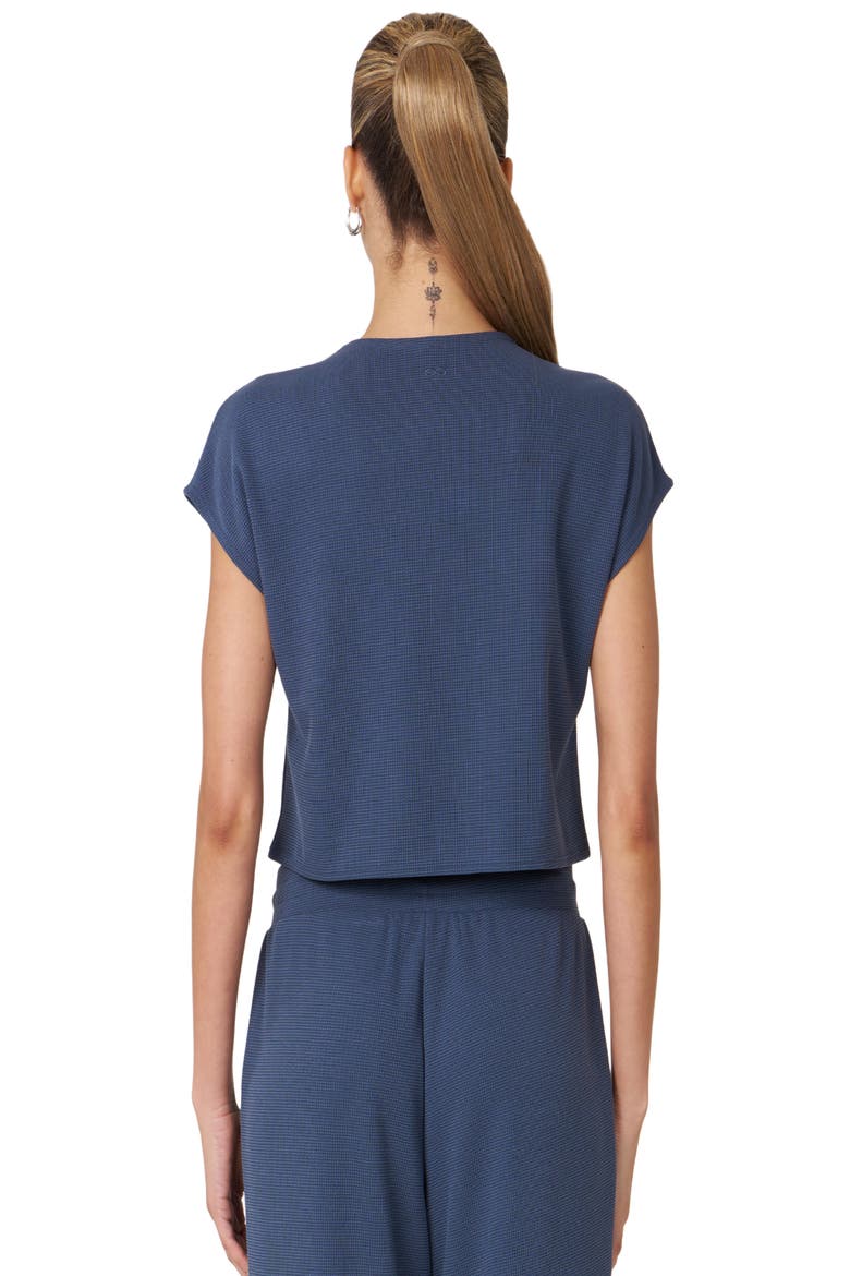 Retreat Pocket Waffle Tee, Alternate, color, Navy