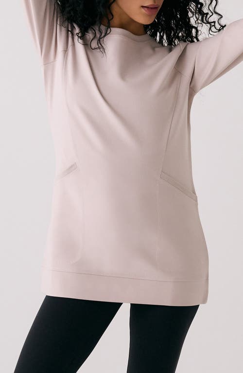 Lole Mindset Tunic Sweatshirt In Orange