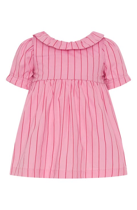Stripe Empire Waist Cotton Dress (Baby)