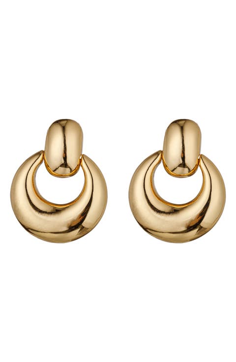 Neda Knocker Drop Earrings