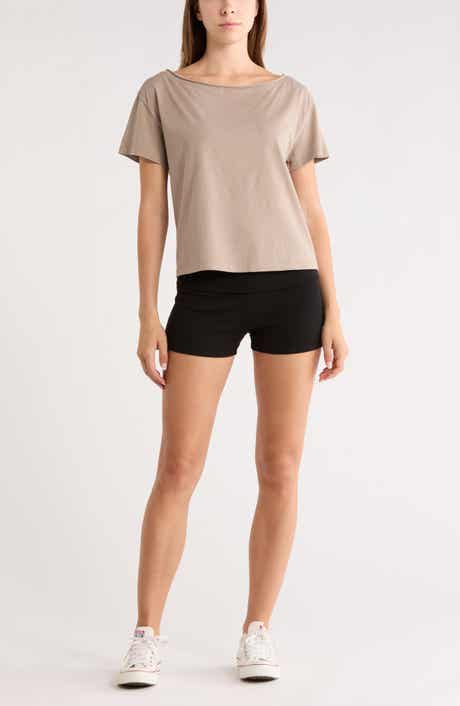 Abound Slashed Neck Relaxed Short Sleeve T-Shirt