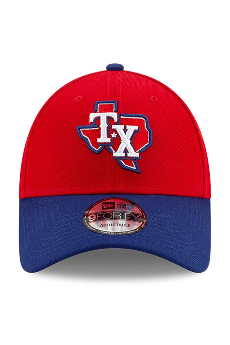 Men's New Era Red Texas Rangers Alternate 3 The League 9FORTY Adjustable Hat, Alternate, color, Red
