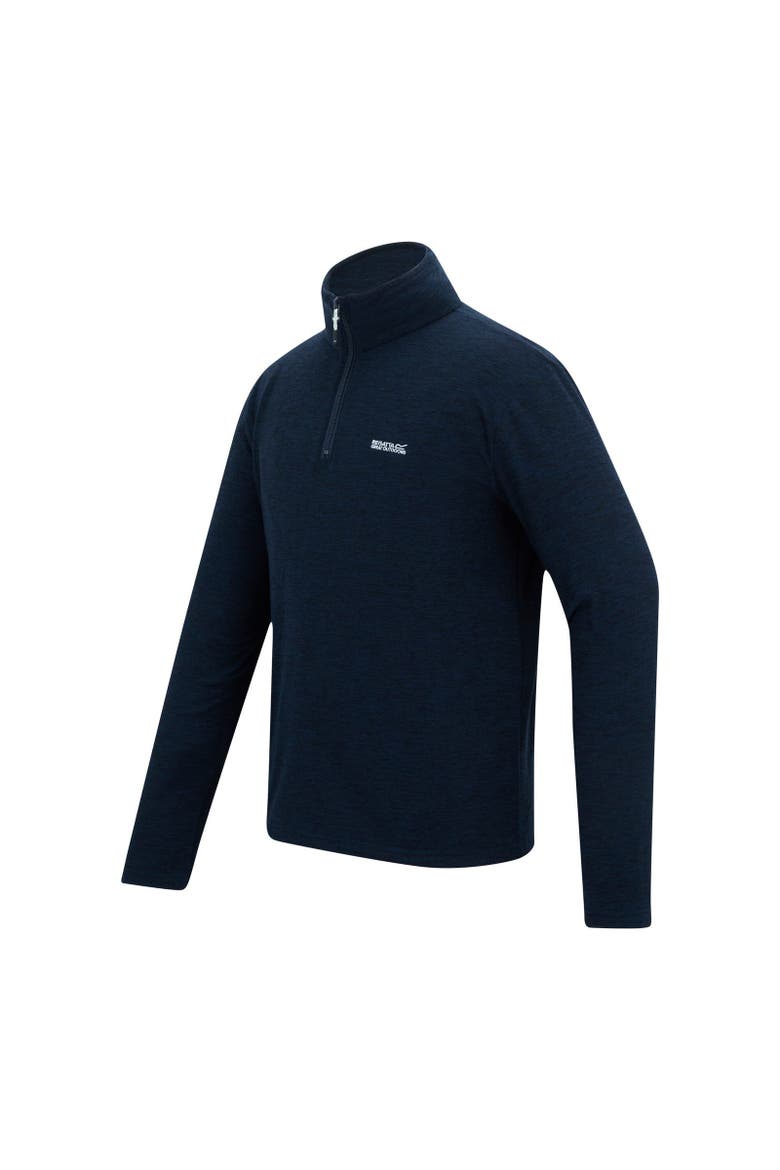 Thompson Marl Half Zip Fleece Jacket, Alternate, color, Navy