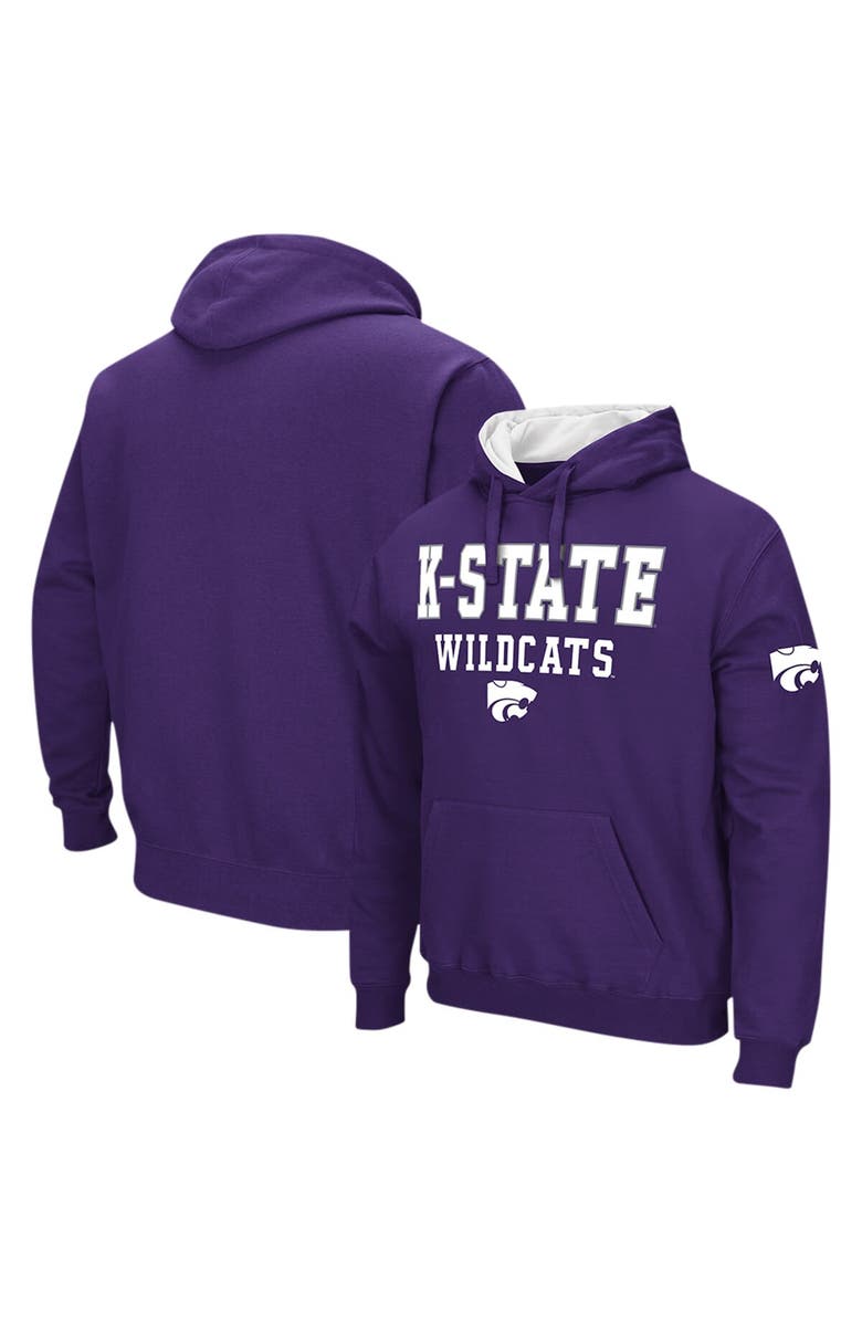 COLOSSEUM Men's Colosseum Purple Kansas State Wildcats Sunrise Pullover Hoodie, Alternate, color, Purple