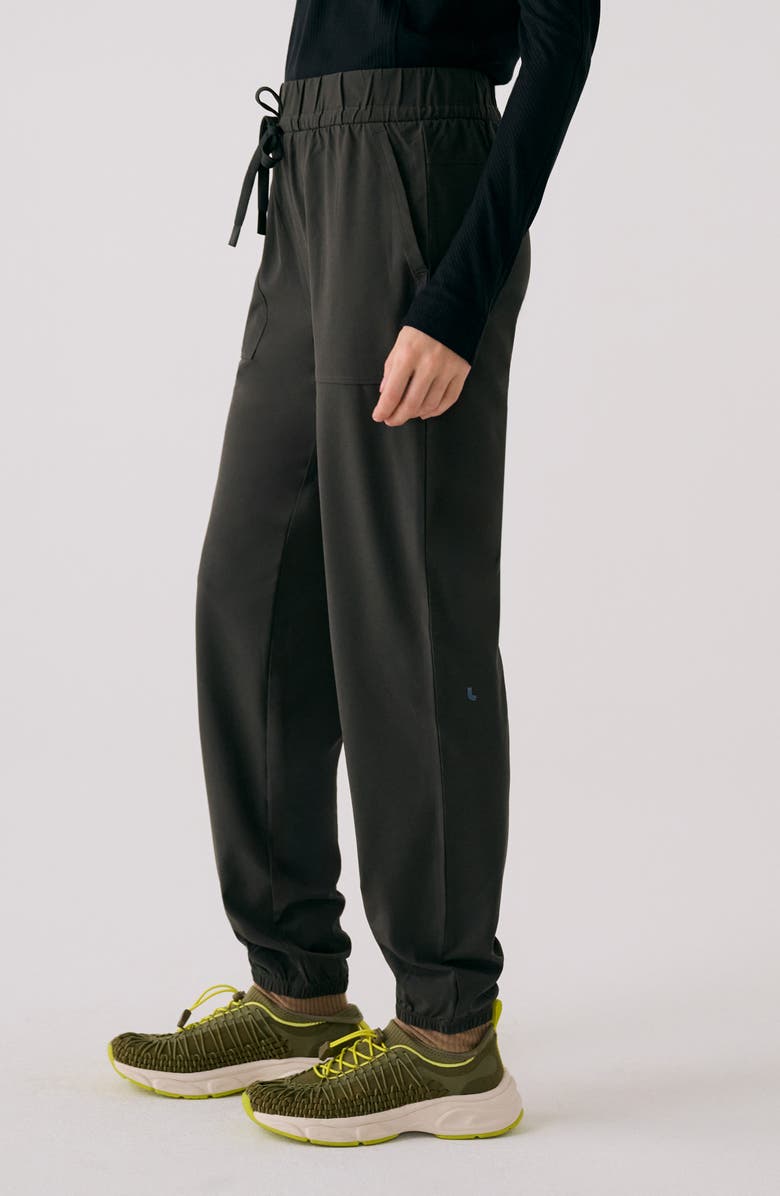 Lole Olivie Joggers, Alternate, color, Olive