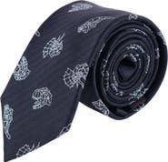 Trafalgar Dino Constellations Silk Novelty Necktie