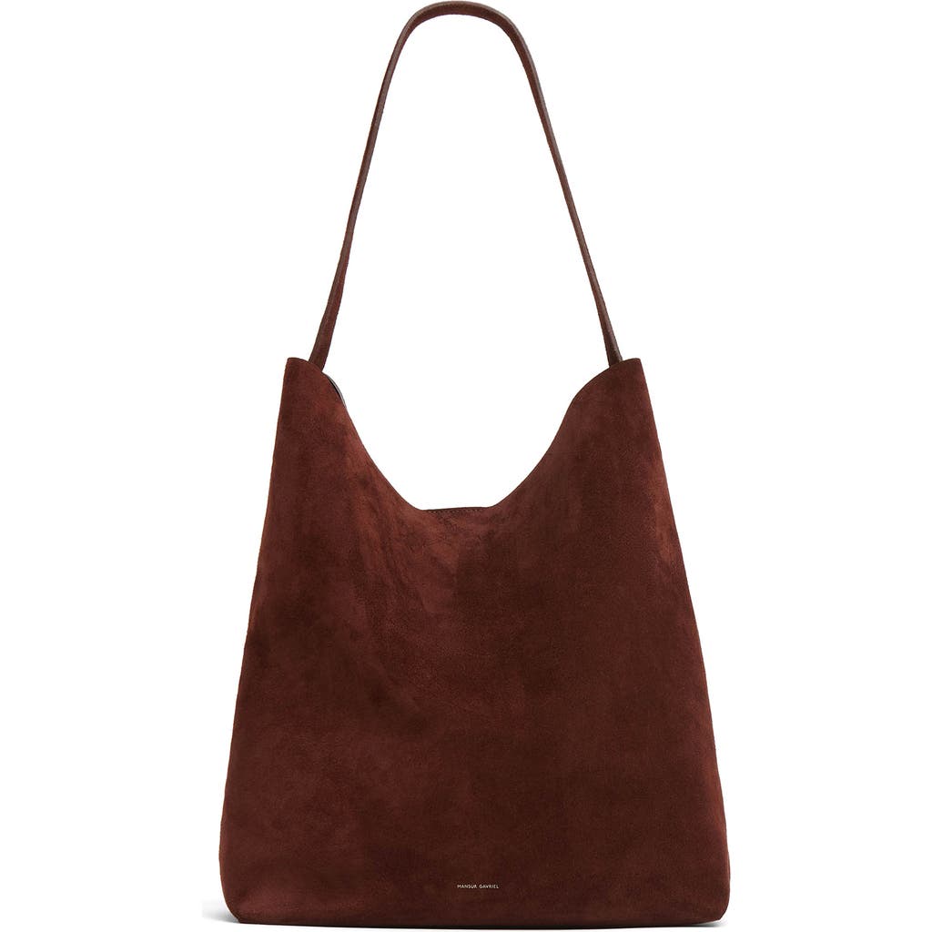 MANSUR GAVRIEL MANSUR GAVRIEL MAXI EVERYDAY CABAS SUEDE HOBO BAG