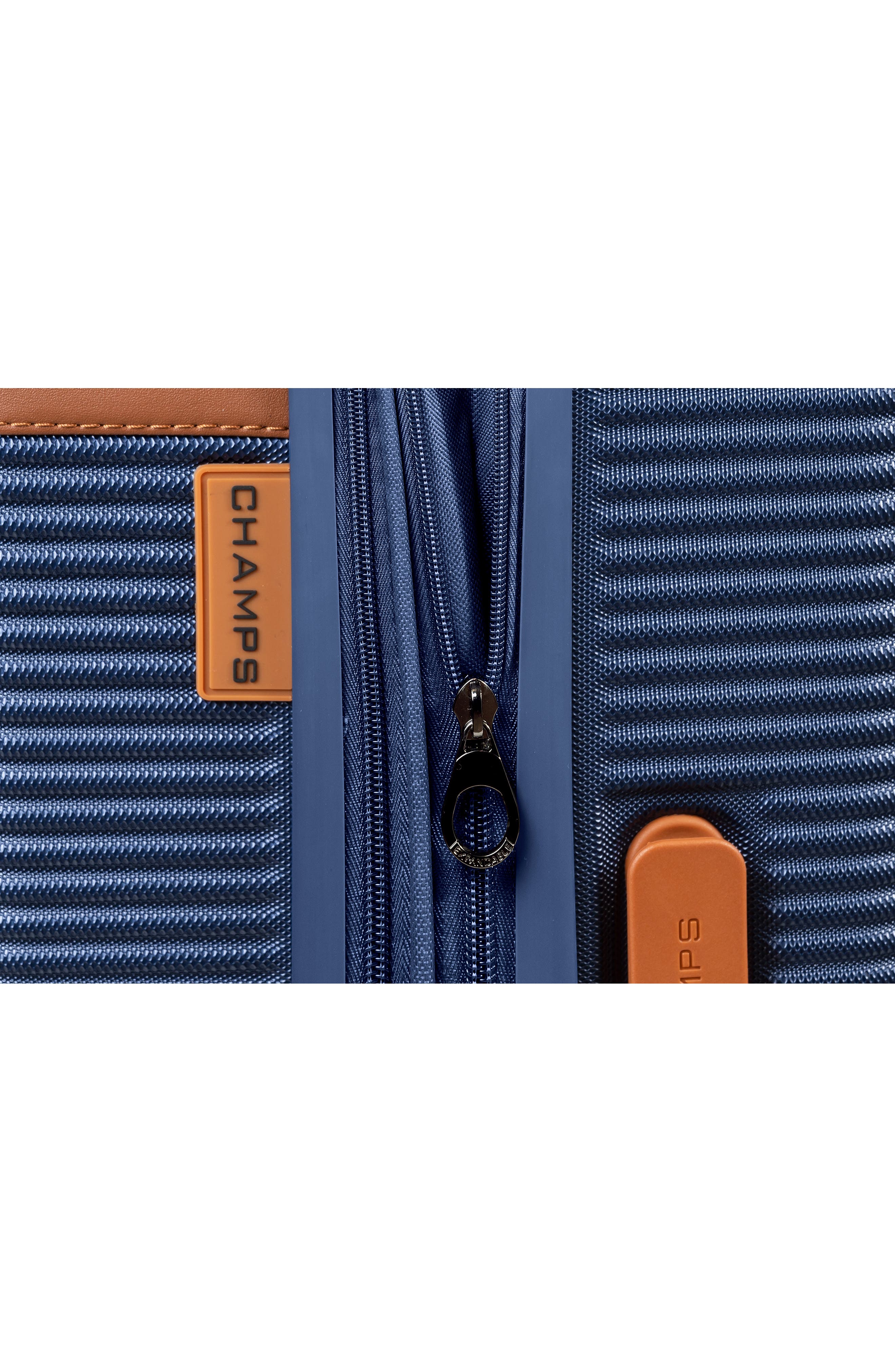 CHAMPS Vintage III Hardside 3-Piece Luggage Set, Alternate, color, Navy