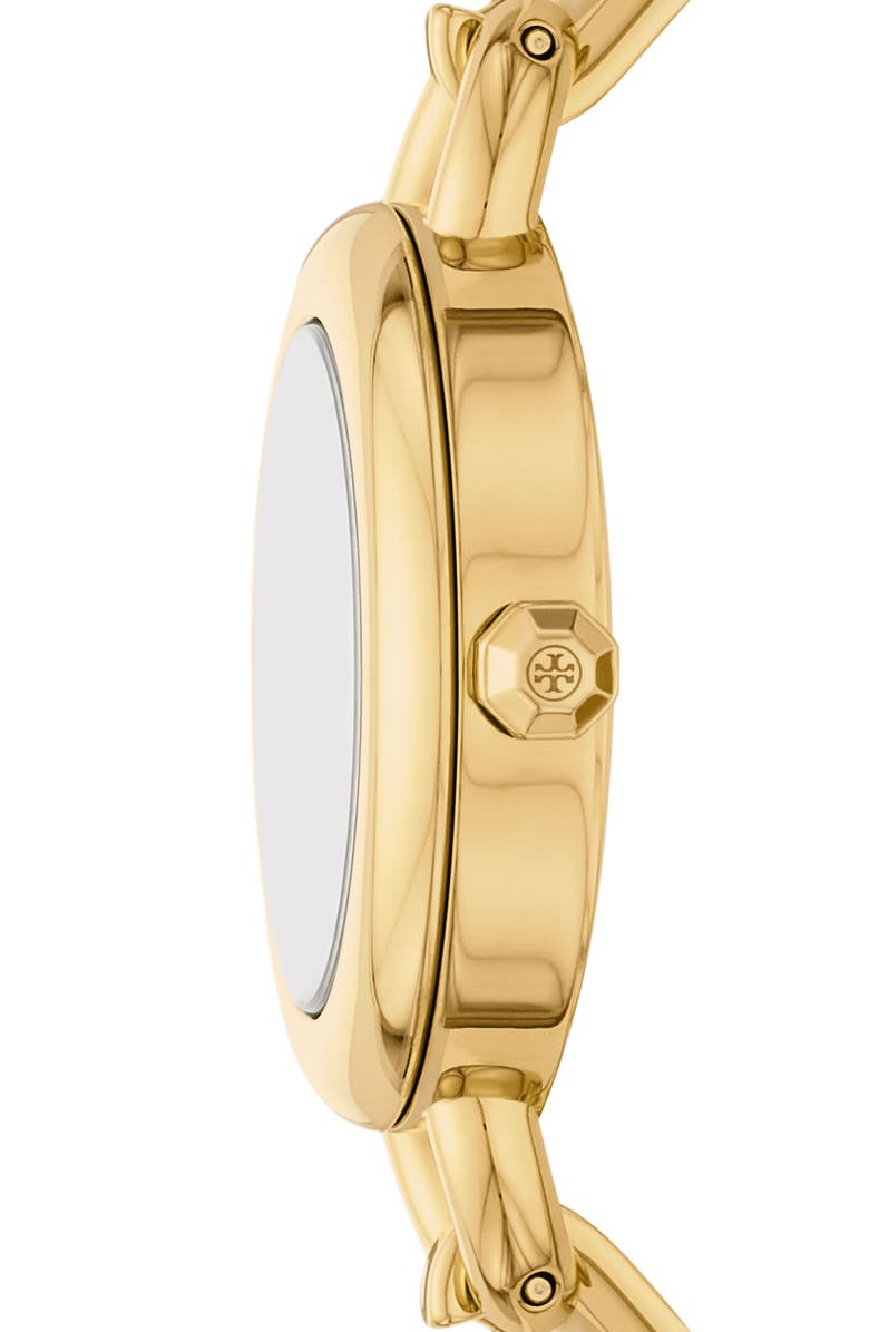 Tory Burch The Kira Clover Bangle Watch Set, Alternate, color, 