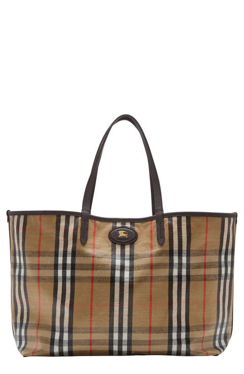 トートバッグ Burberry Ll Highlands Purse - Burberry - Cotton - Beige Burberry Women's 