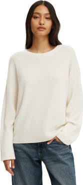 Cotton On Women's Cashmere Blend Crew Knit