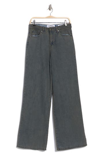 PTCL PTCL OVERDYE STRETCH WIDE LEG JEANS 