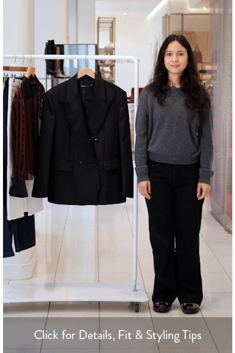 x Kaia Gerber Wool Blend Blazer video
