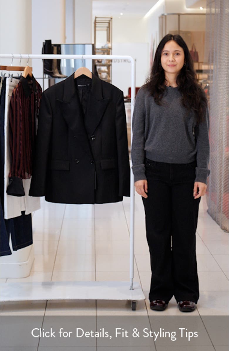 x Kaia Gerber Wool Blend Blazer, sales video thumbnail