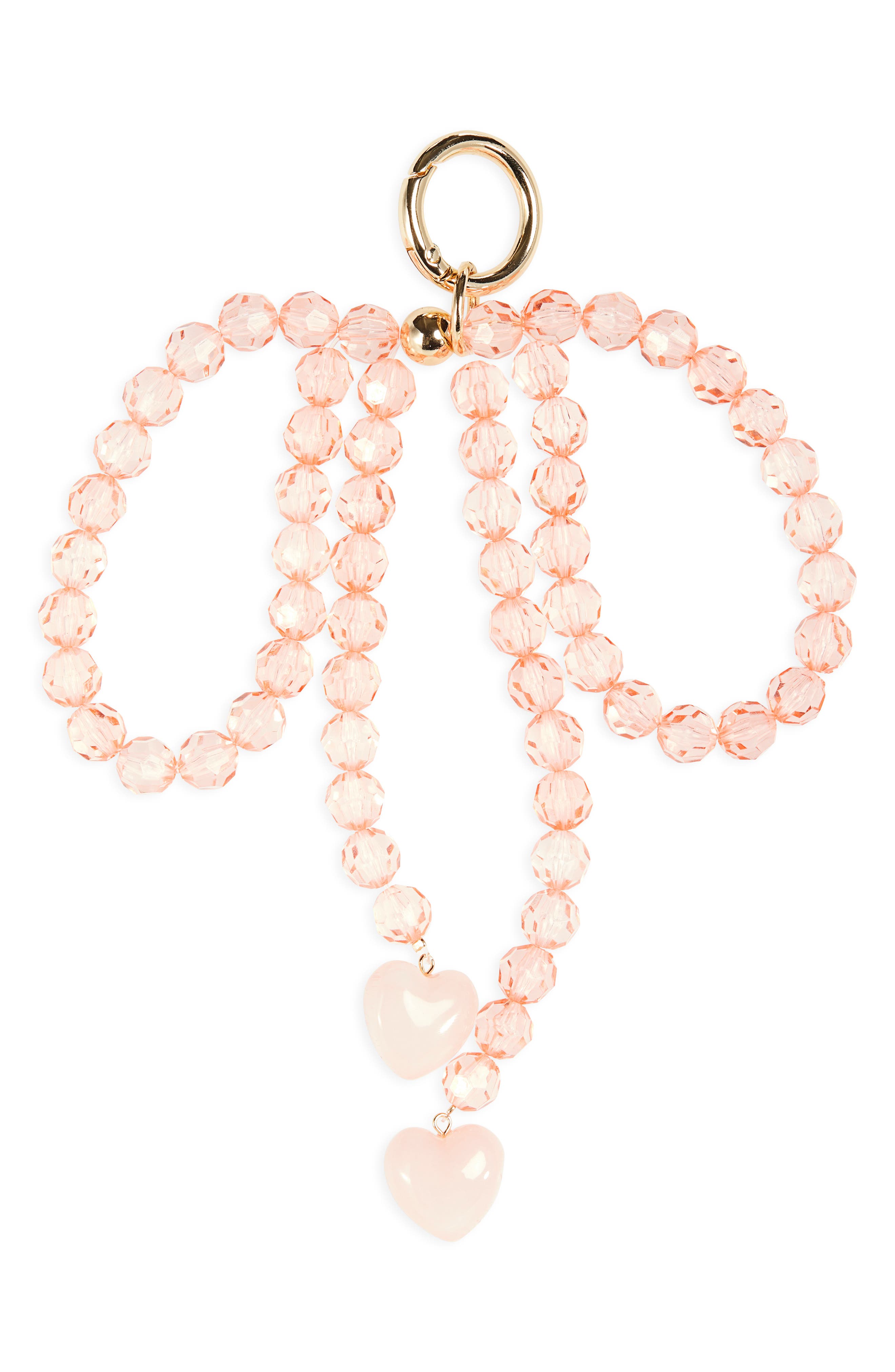 Leith Faceted Beaded Bow Bag Charm