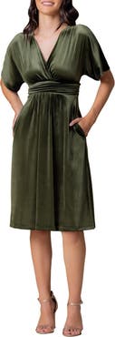 Kiyonna Angelic Velvet Cocktail Dress