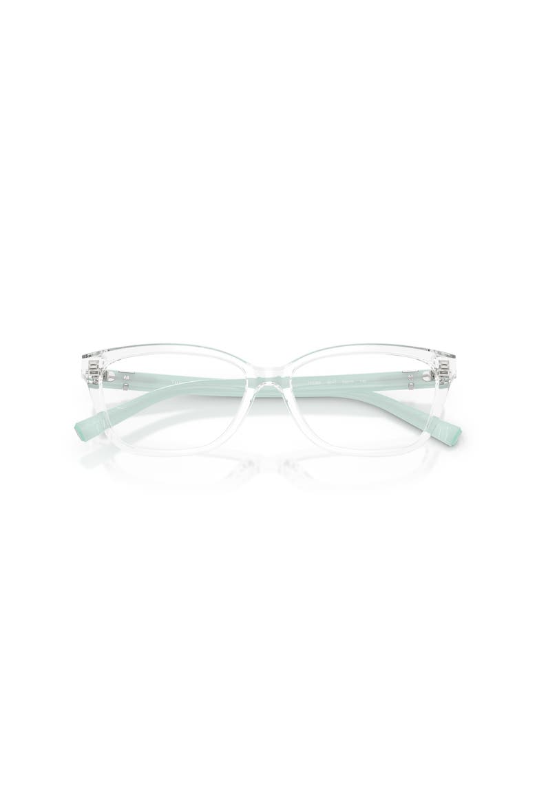 55mm Rectangle optical glasses, Alternate, color, Transparent
