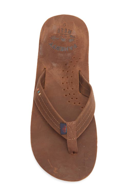 Reef X Faherty Draftsmen Flip Flop In Brown