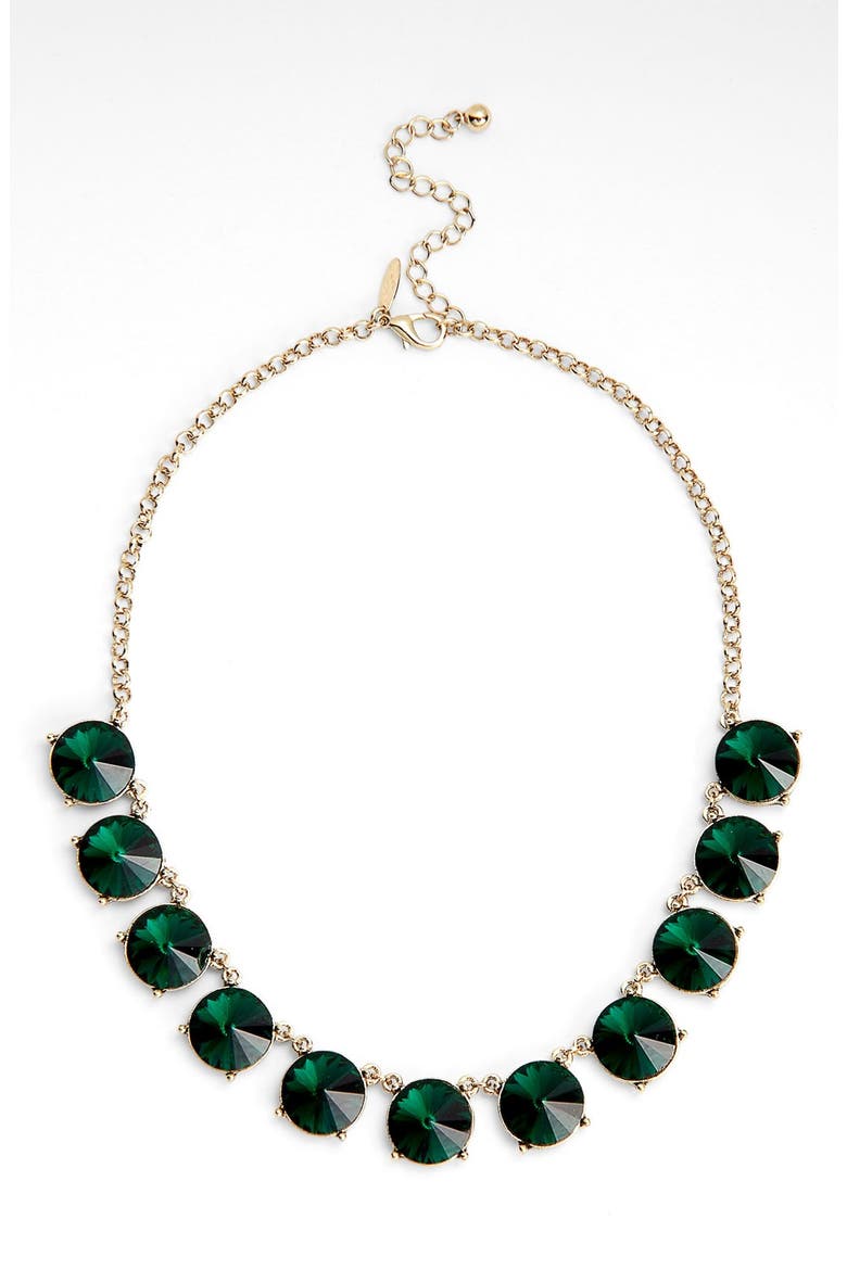 Frontal Necklace, Main, color, EMERALD/ GOLD