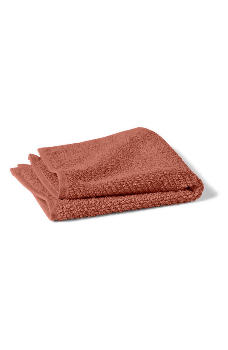 Coyuchi Air Weight<sup>®</sup> Organic Cotton Wash Cloth, Main, color, Sedona