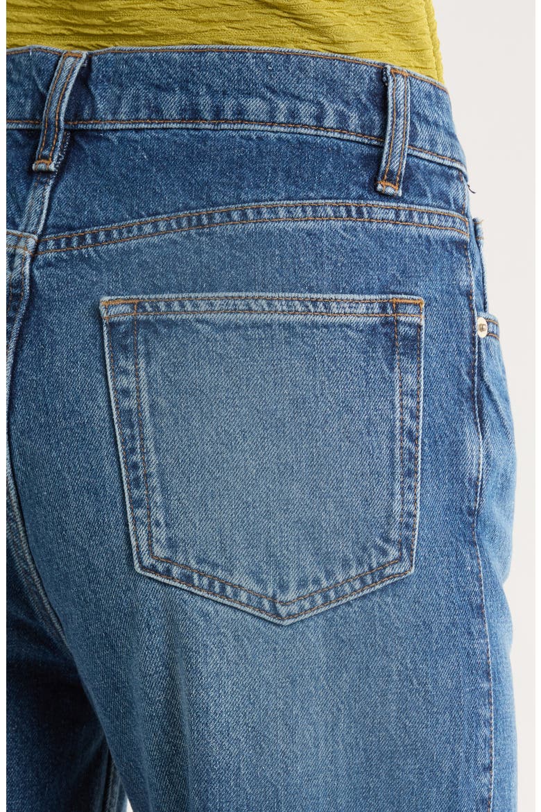 Val '90s Vented Release Hem Straight Leg Jeans, Alternate, color, MAGGIORE VENTED LET DOWN HEM