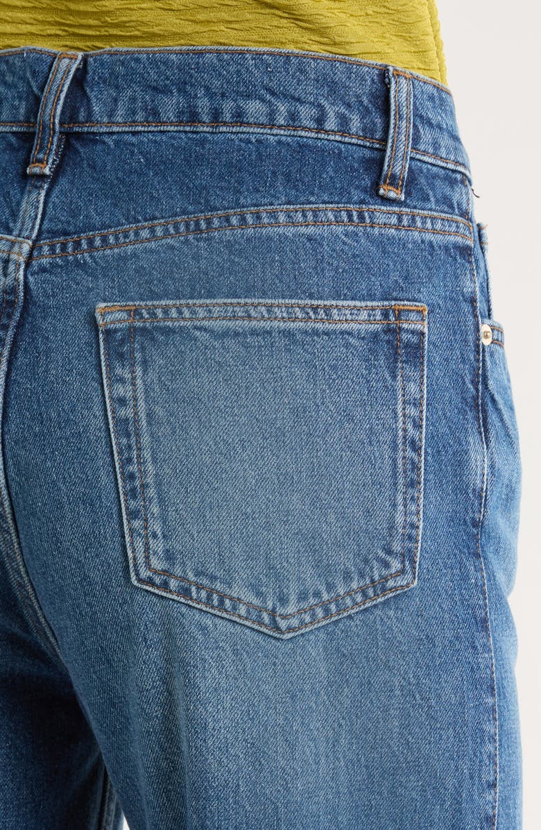 Reformation Val '90s Vented Release Hem Straight Leg Jeans, Alternate, color, Maggiore Vented Let Down Hem