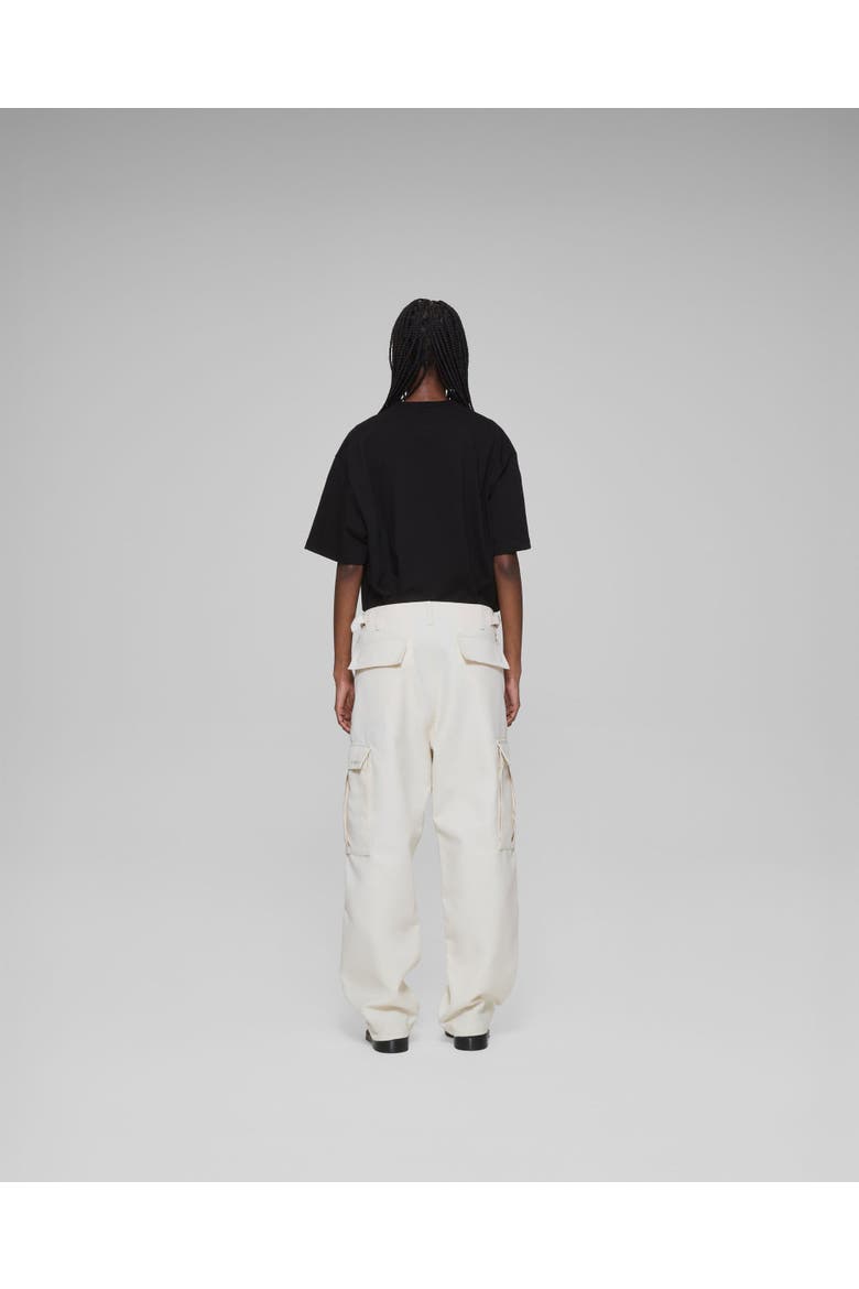 Wool Blend Cargo Pant, Alternate, color, Cream
