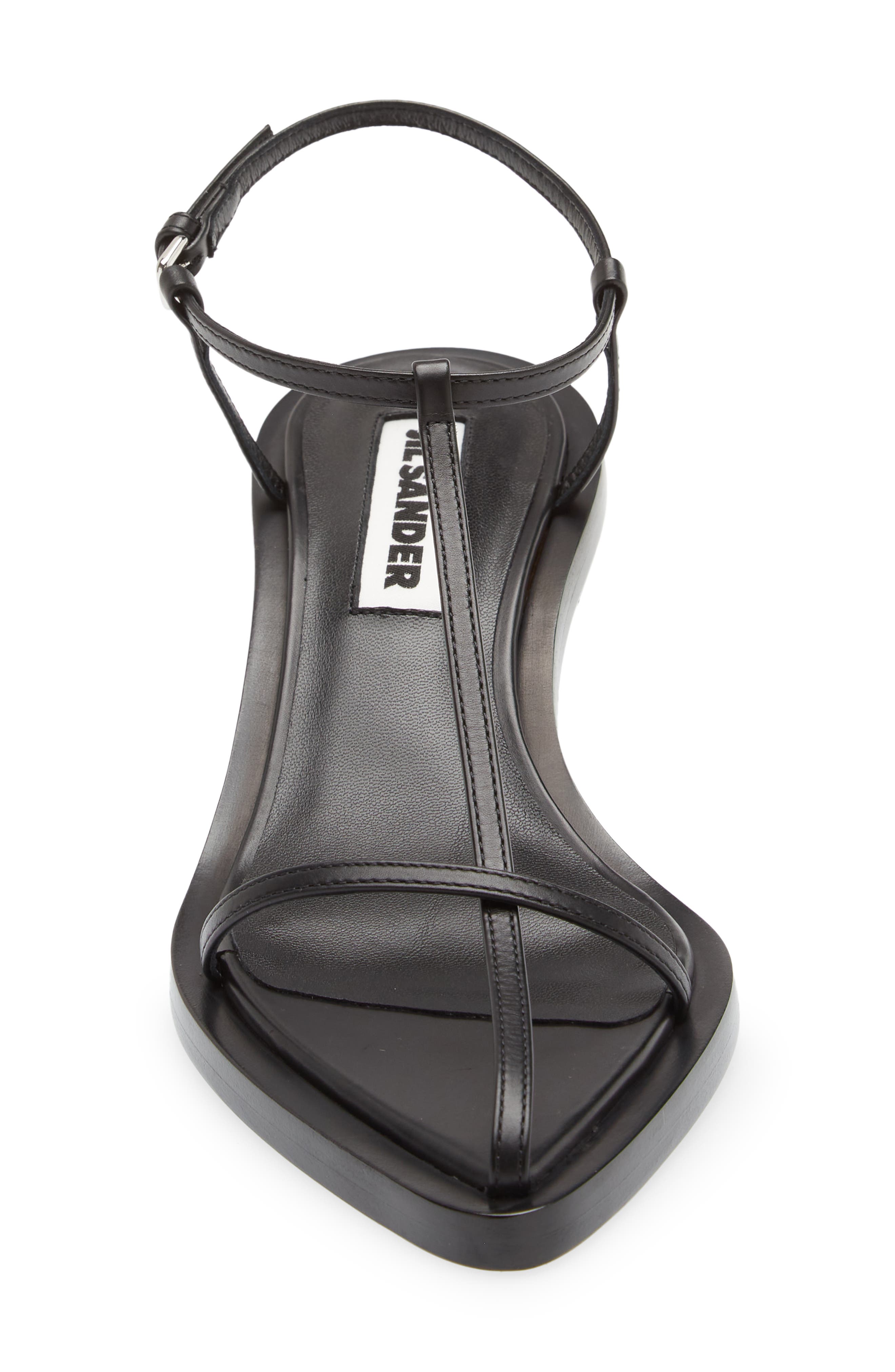 Jil Sander T-Strap Kitten Heel Sandal, Alternate, color, 