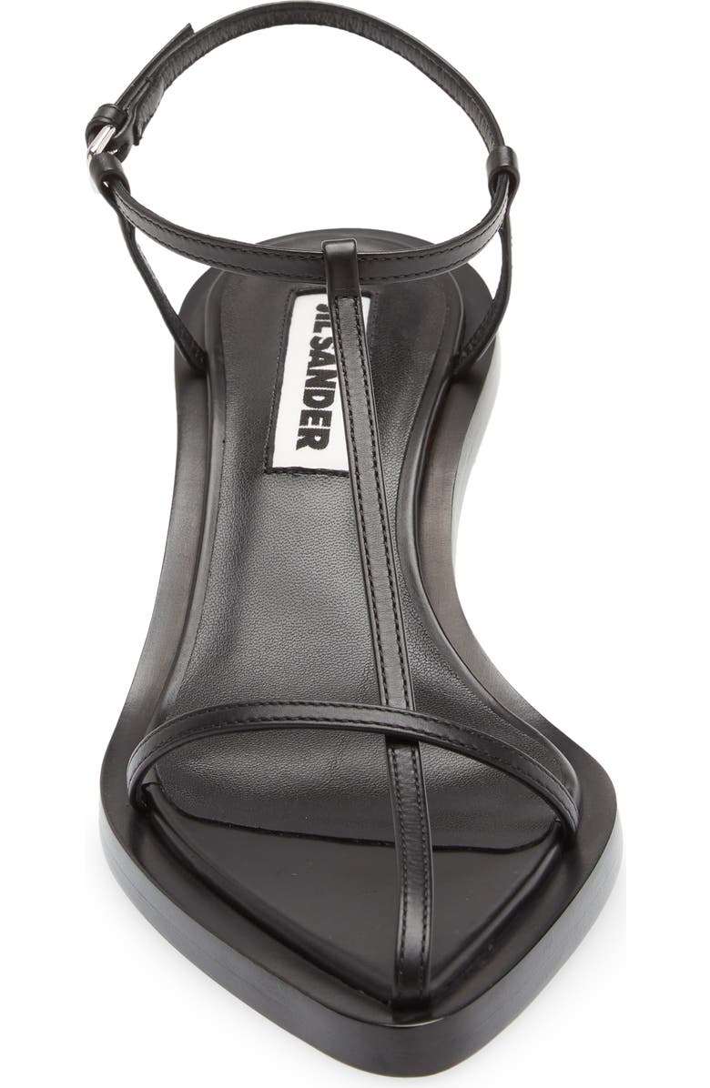 Jil Sander T-Strap Kitten Heel Sandal, Alternate, color,