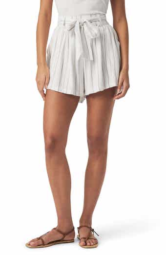 Splendid Gabrielle Stripe Belted Shorts