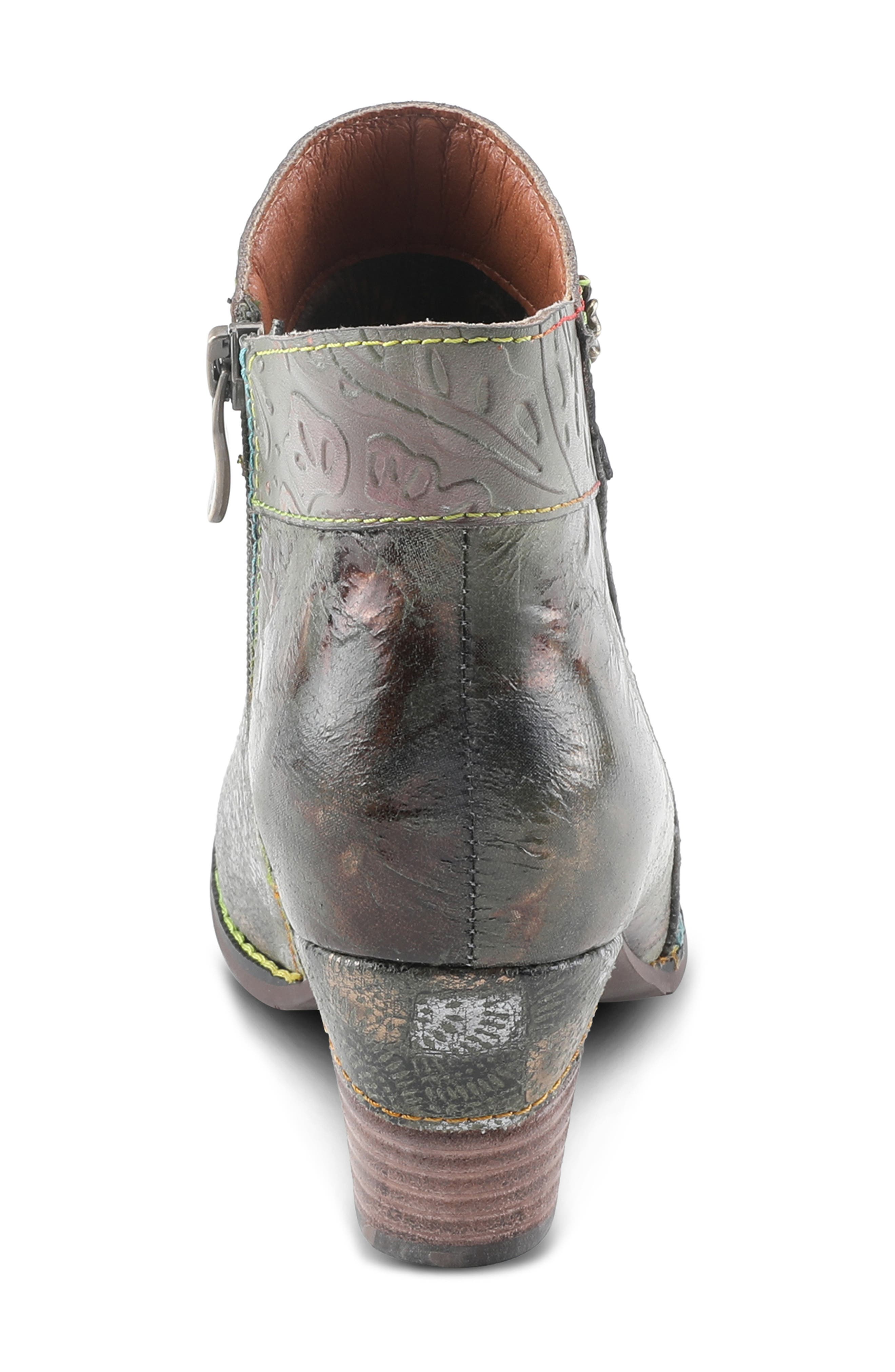 L'Artiste by Spring Step Bestlove Bootie, Alternate, color, Olive Multi