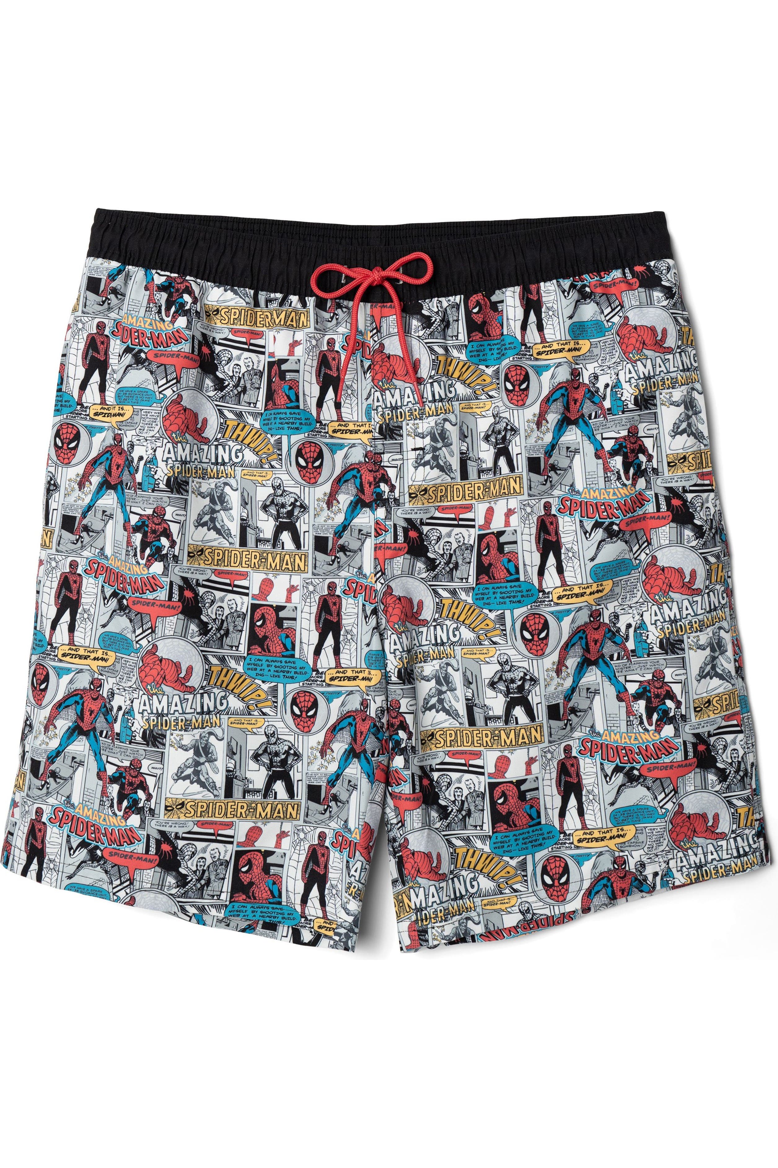 selected Spider Man Gray Black