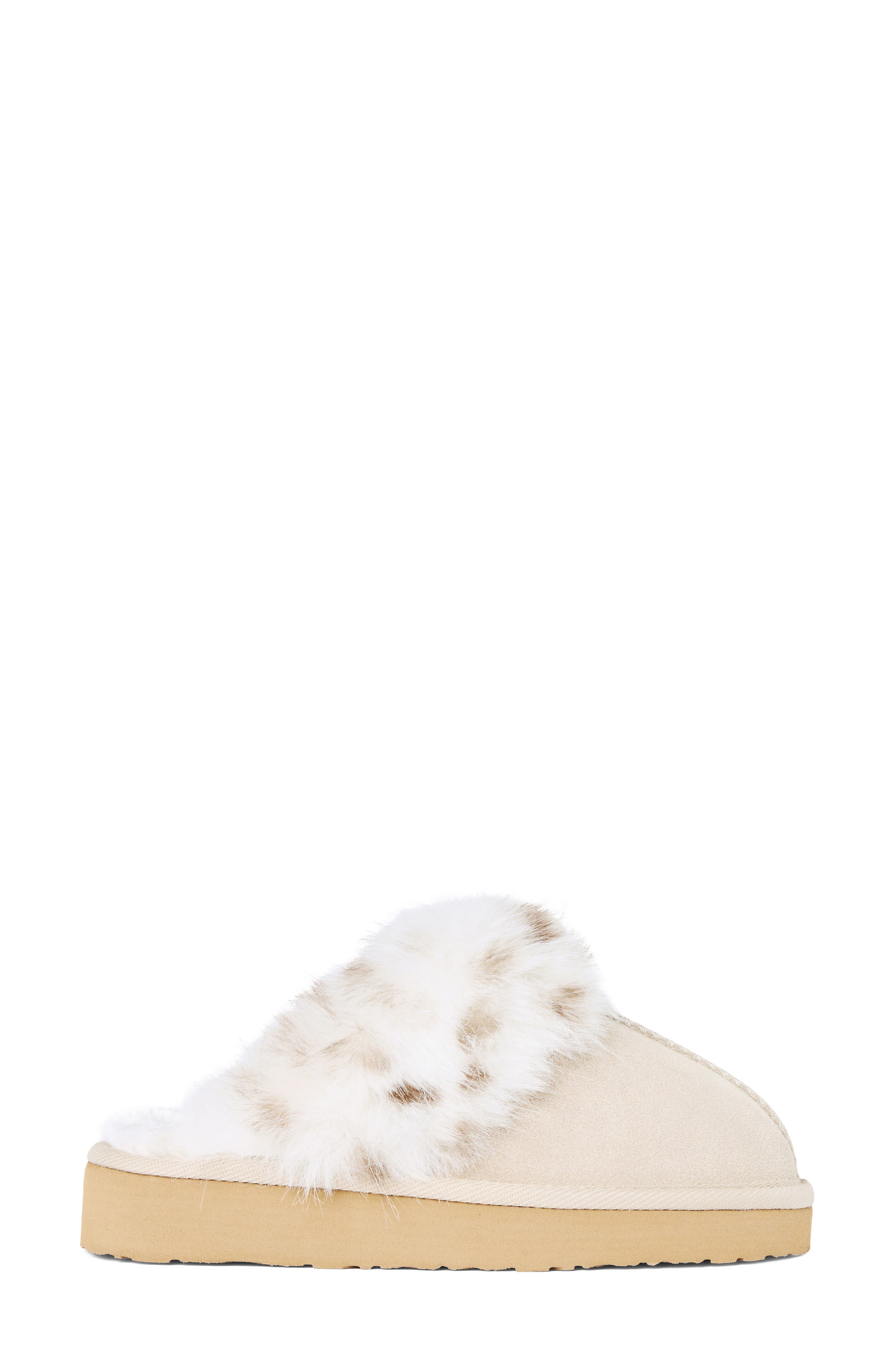 Chesney Hi Scuff Slipper, Alternate, color, STONE LEOPARD