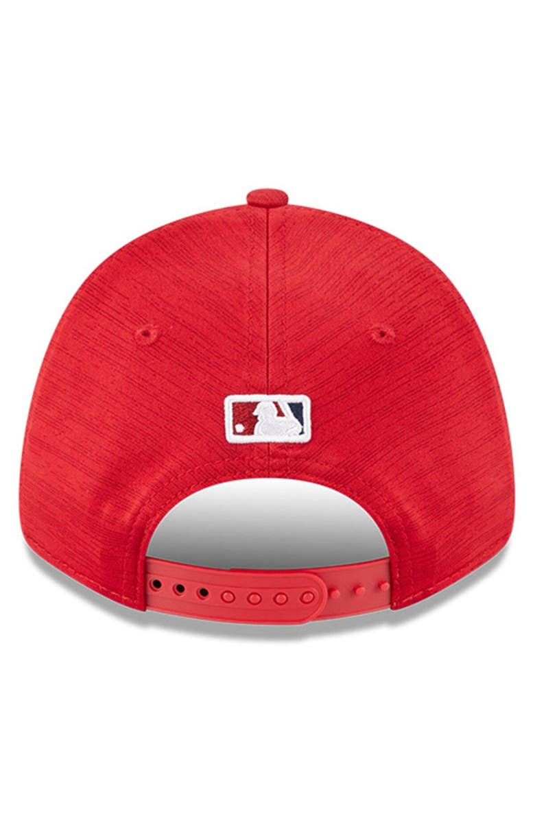 New Era Men's New Era Red Washington Nationals 2023 Clubhouse 9FORTY Snapback Hat, Alternate, color, Red