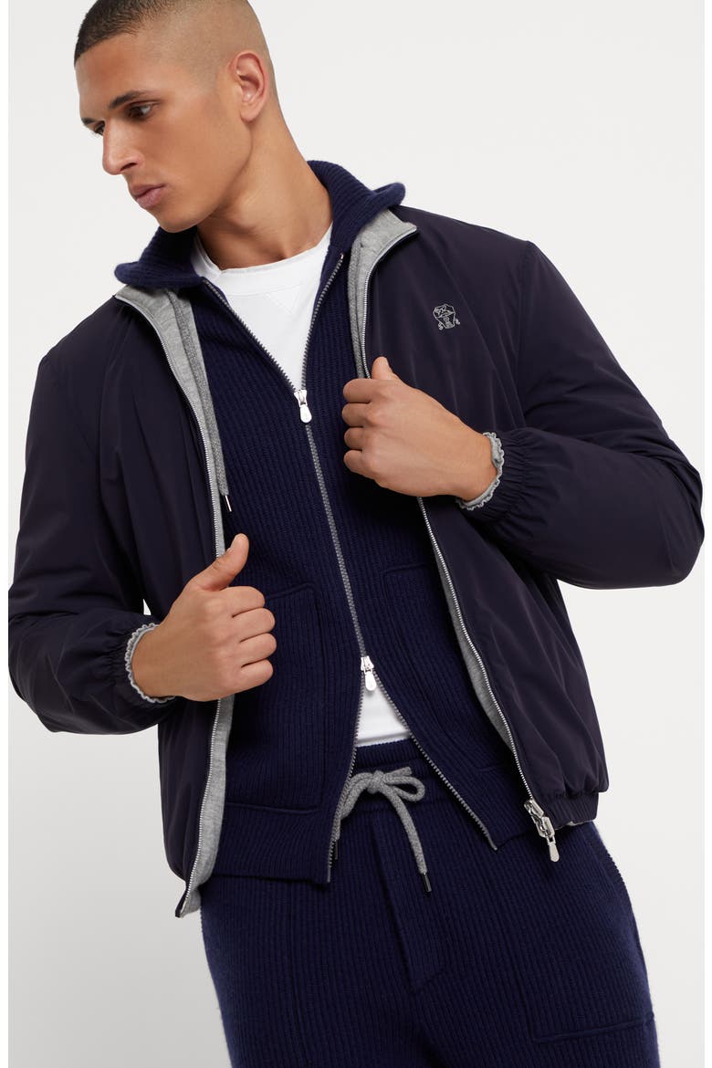 Reversible jacket, Alternate, color, Navy Blue