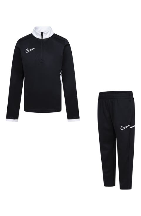 Kids' Dri-Fit Academy Quarter Zip Pullover & Track Pants Set (Little Kid)