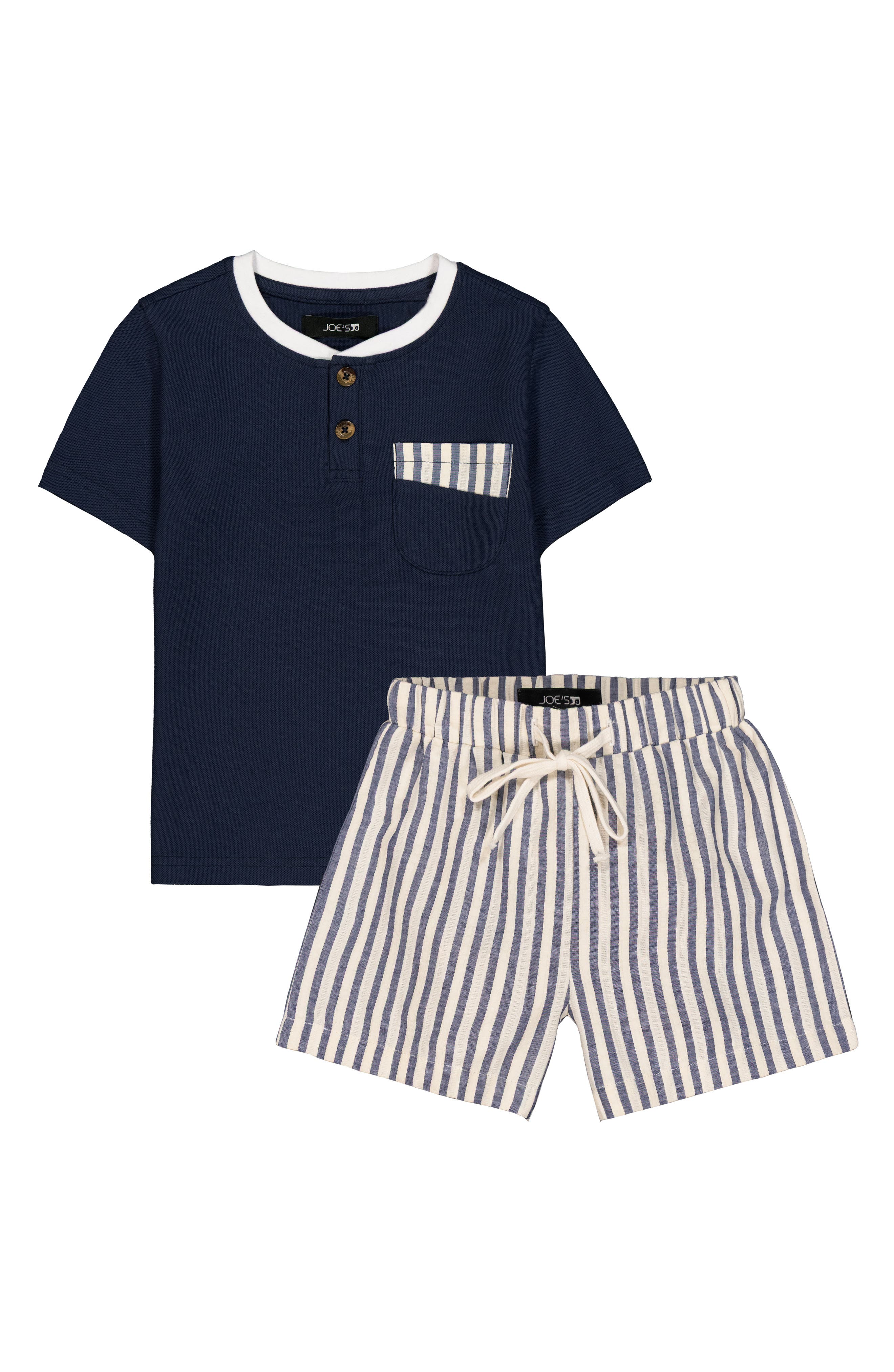 Joe's Jeans Henley & Shorts Set