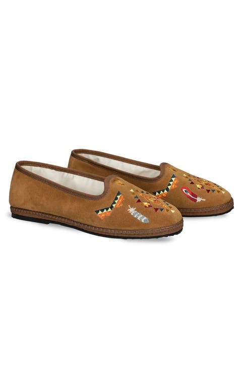 Frutate Friulane Suede Leather Embroidery