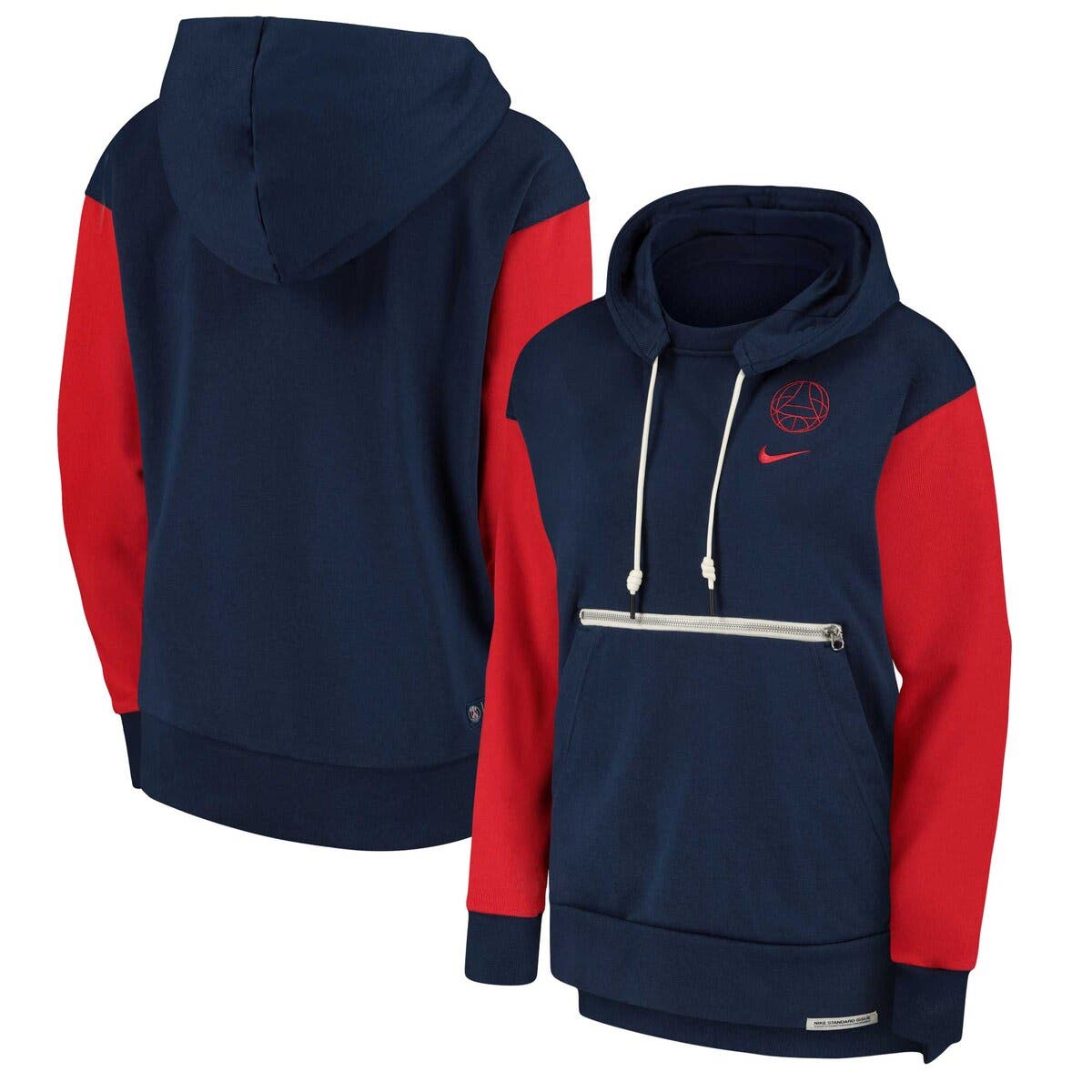 nike red and blue sweatshirt