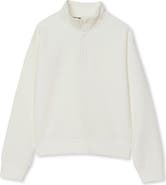 Lands' End Girls Long Sleeve Double Knit Quarter Zip
