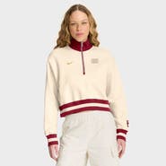Nike Women's Nike Tan USC Trojans Legacy Half-Zip Sweatshirt