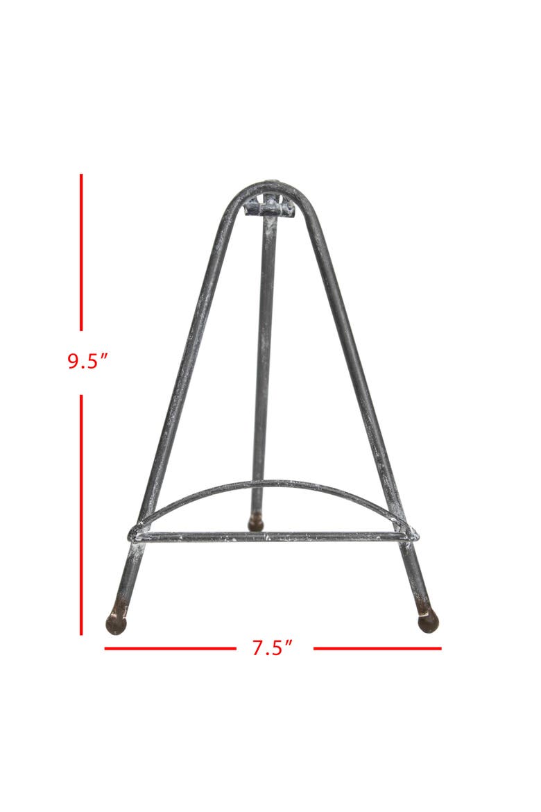 White Metal Easel, Alternate, color, White