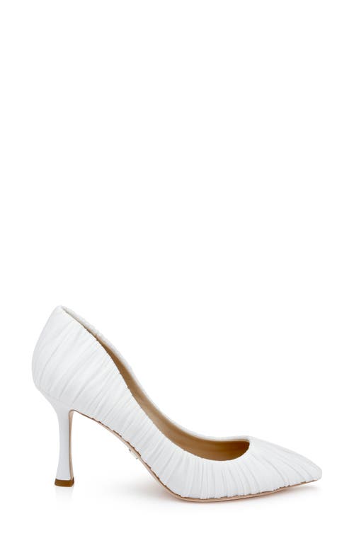 Badgley Mischka Collection Veronika Pointed Toe Pump In White