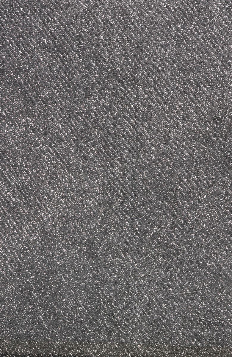 NORDSTROM RACK Pleated Occasion Wrap, Alternate, color, Black