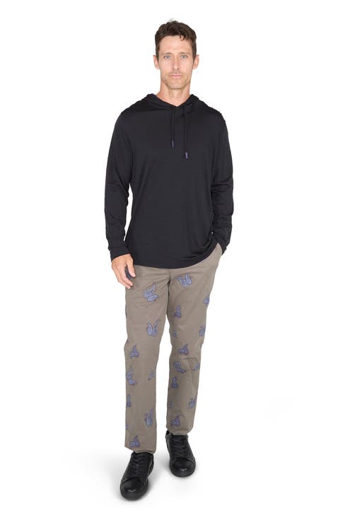 Hugo Extra Fine Merino Wool Lightweight Hoodie