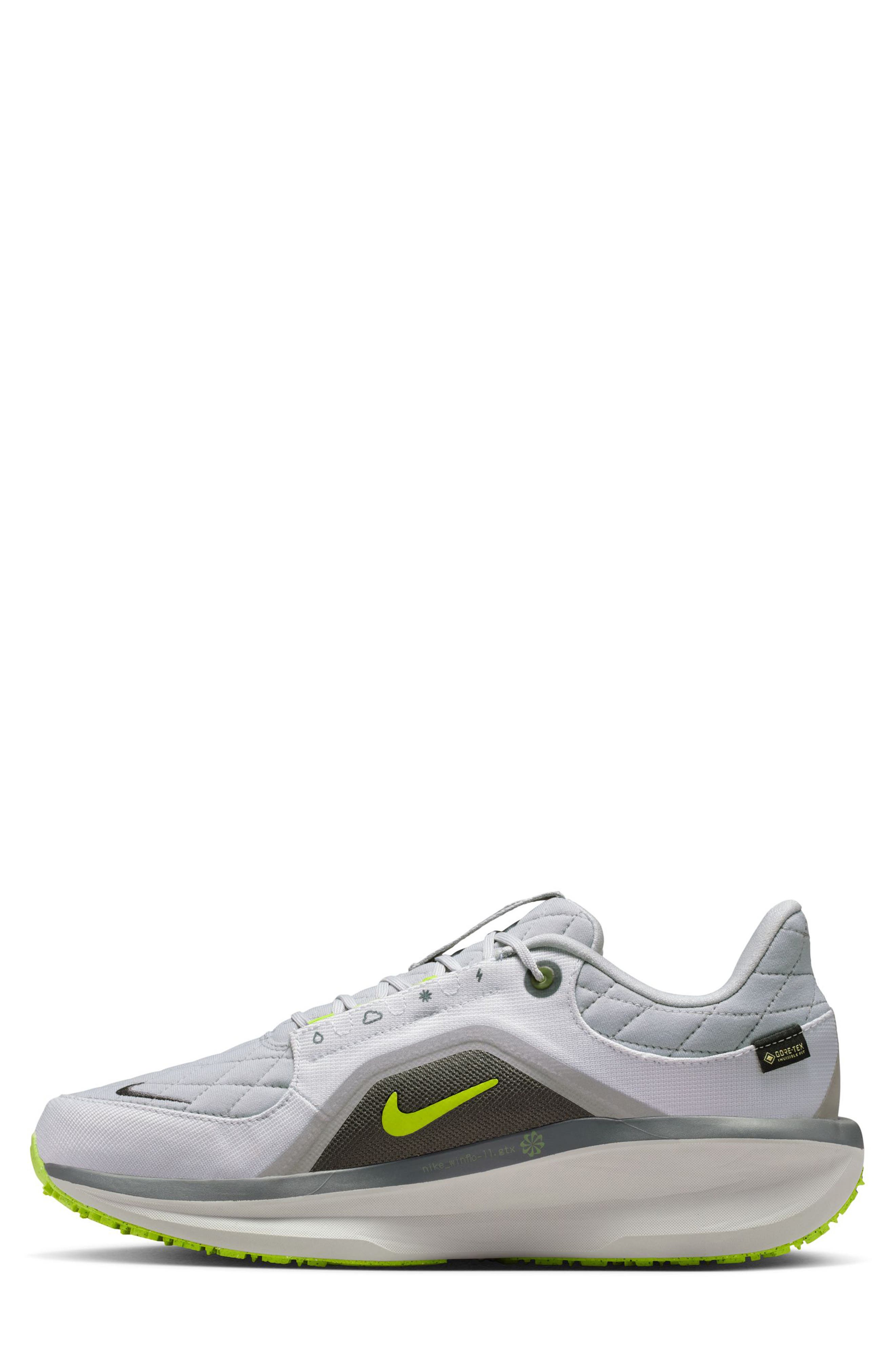 Air Winflo 11 GTX Running Shoe, Alternate, color, SMOKE GREY/ CYBER